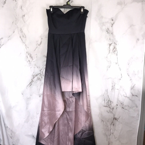 Badgley mischka ombré high low gown - Picture 5 of 7